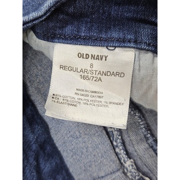(3/$35) Old Navy The Diva Jeans Womens 8 Denim Stretch Regular Standard Pants - Picture 6 of 12
